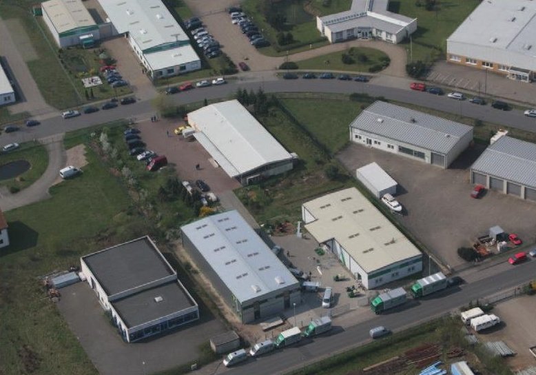 Aerial view of our factory in Celle