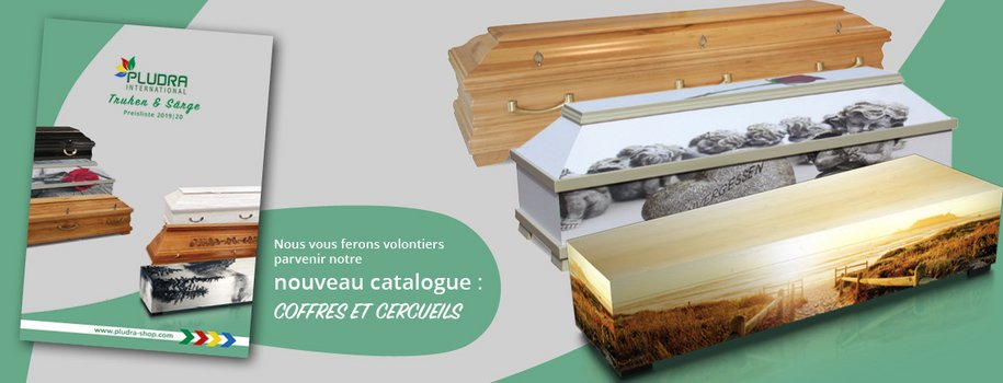 Nous vous ferons volontiers parvenir notre nouveau catalogue Coffres et Cercueils.